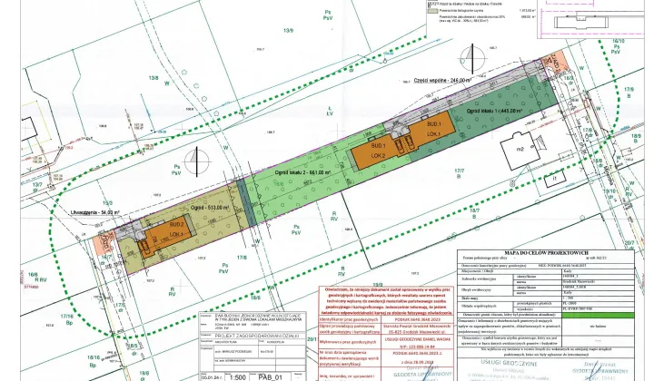 Działka budowlana Kady, ul. Hetmańska
