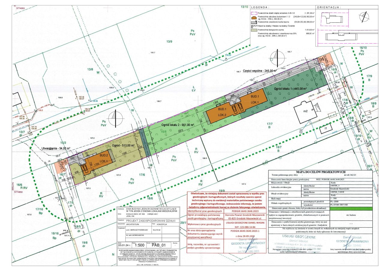 Działka budowlana Kady, ul. Hetmańska. Zdjęcie 1