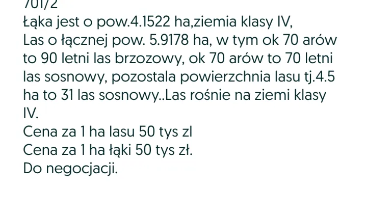 Działka inna Budy Rządowe, Budy Rządowe