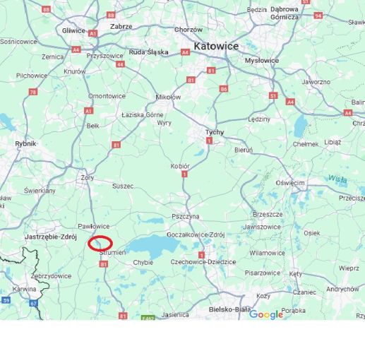 Działka inwestycyjna Pawłowice Dębina, ul. Strumieńska. Zdjęcie 1