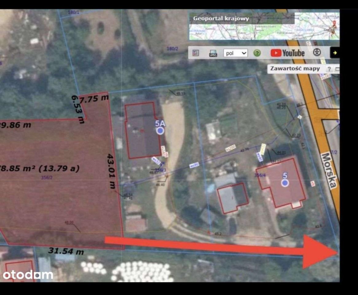 Działka budowlana Odargowo, ul. Morska. Zdjęcie 6