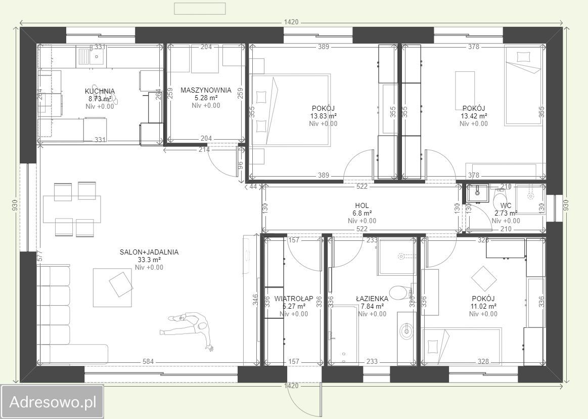 dom wolnostojący, 3 pokoje Goździówka. Zdjęcie 4