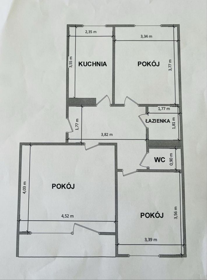Mieszkanie 3-pokojowe Dęblin, ul. 15 Pułku Piechoty "Wilków". Zdjęcie 1