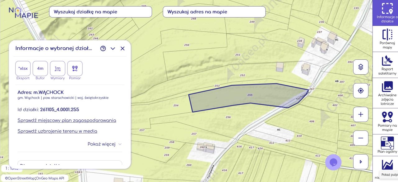 Działka rolno-budowlana Wąchock, ul. Tychowska. Zdjęcie 2