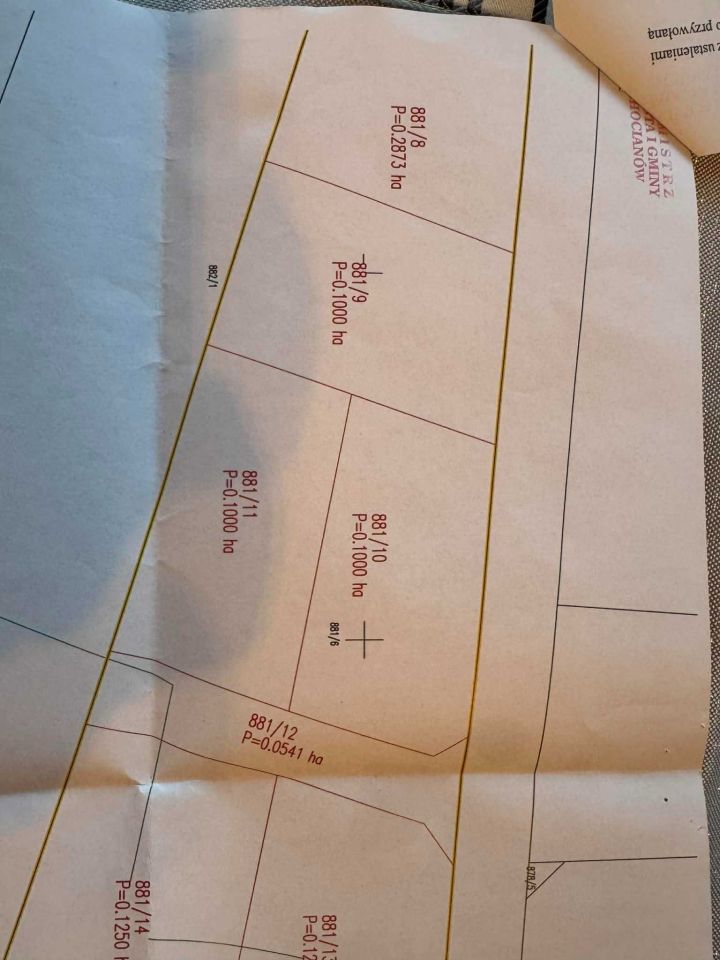 Działka budowlana Parchów. Zdjęcie 1