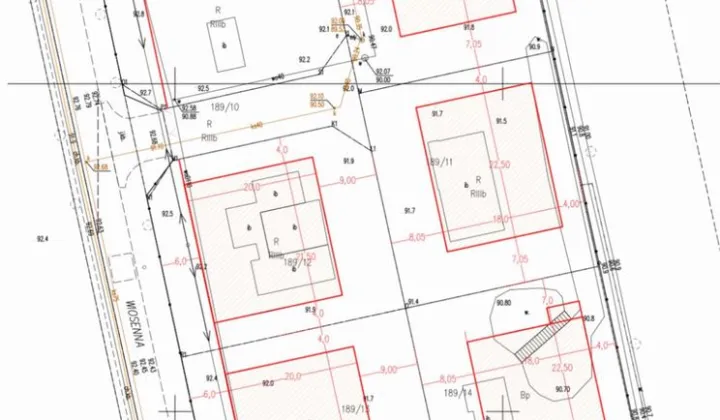 Działka inwestycyjna Święcice, ul. Wiosenna