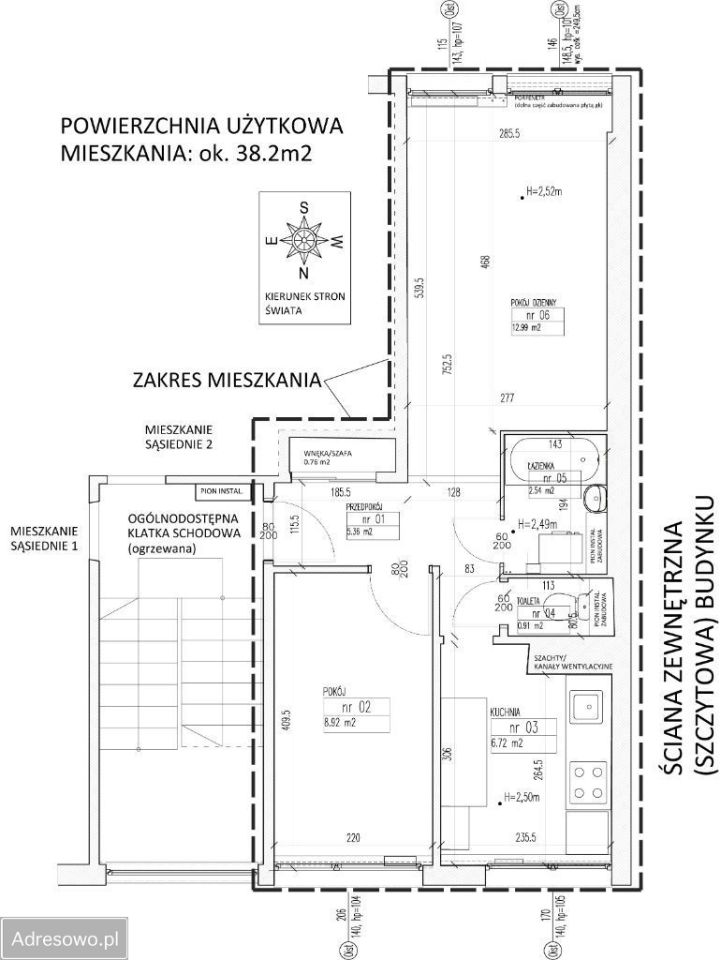 Mieszkanie 2-pokojowe Wrocław Stare Miasto, ul. Zachodnia. Zdjęcie 13