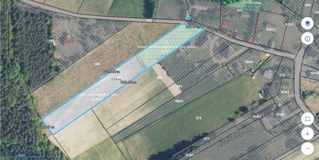 Działka budowlana Bizoręda. Zdjęcie 7