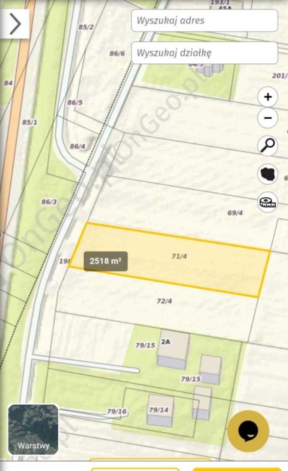 Działka rolno-budowlana Biskupie-Kolonia. Zdjęcie 3