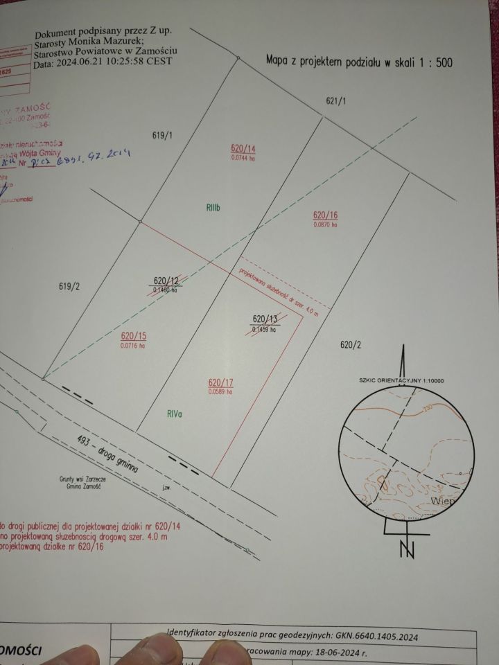 Działka siedliskowa Wieprzec. Zdjęcie 2