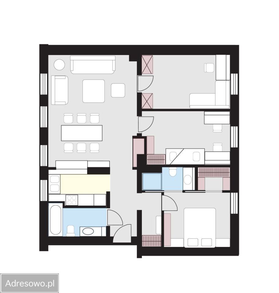 Mieszkanie 4-pokojowe Łódź Stoki, ul. Pienista. Zdjęcie 19