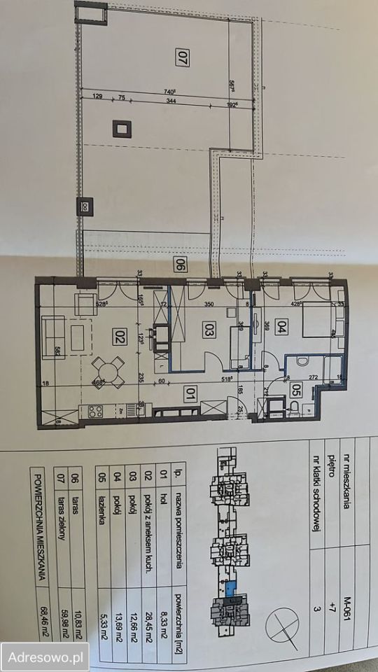 Mieszkanie 3-pokojowe Pruszków, ul. Stanisława Staszica. Zdjęcie 7