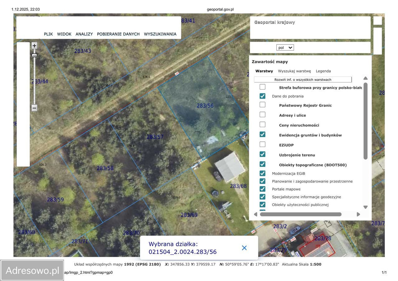 Działka budowlana Siedlce. Zdjęcie 2