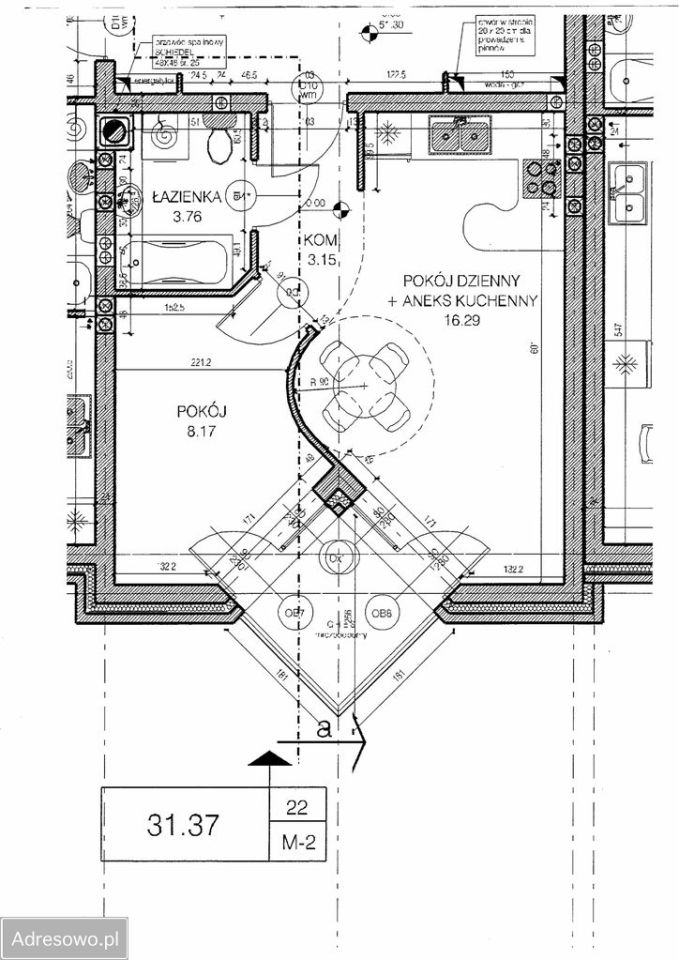Mieszkanie 2-pokojowe Bydgoszcz Czyżkówko, ul. Mściwoja. Zdjęcie 16