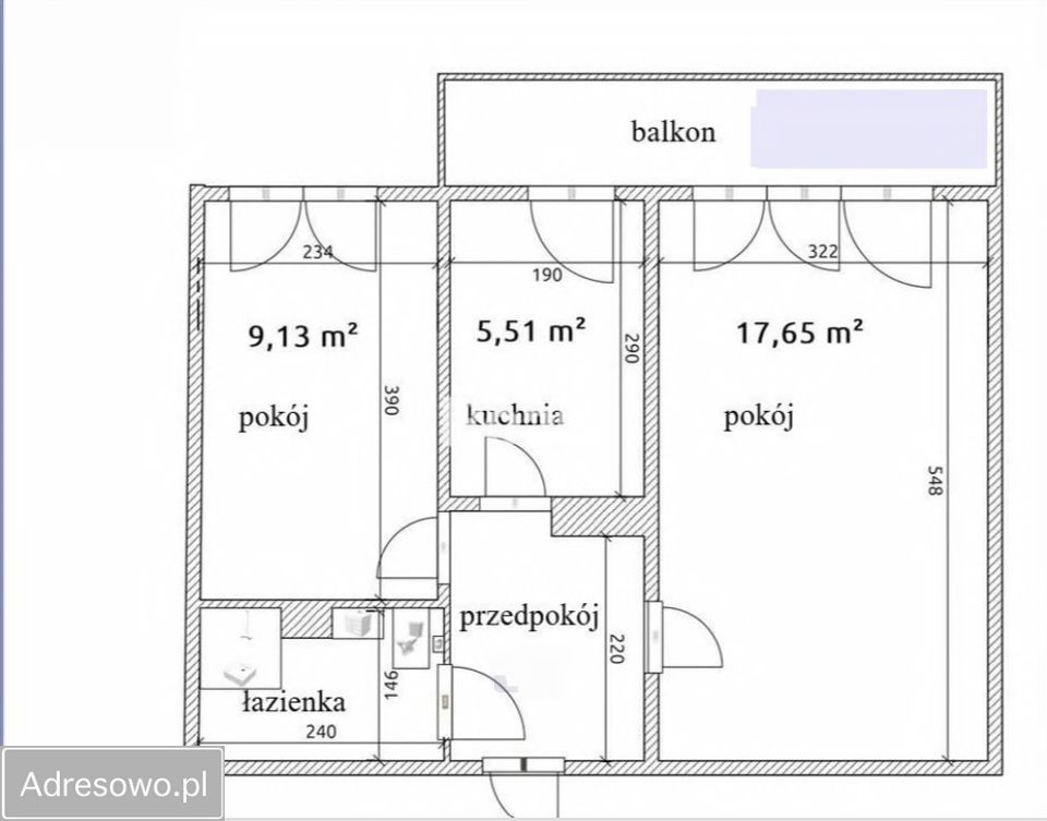 Mieszkanie 2-pokojowe Warszawa Bródno, ul. Michała Kleofasa Ogińskiego. Zdjęcie 4