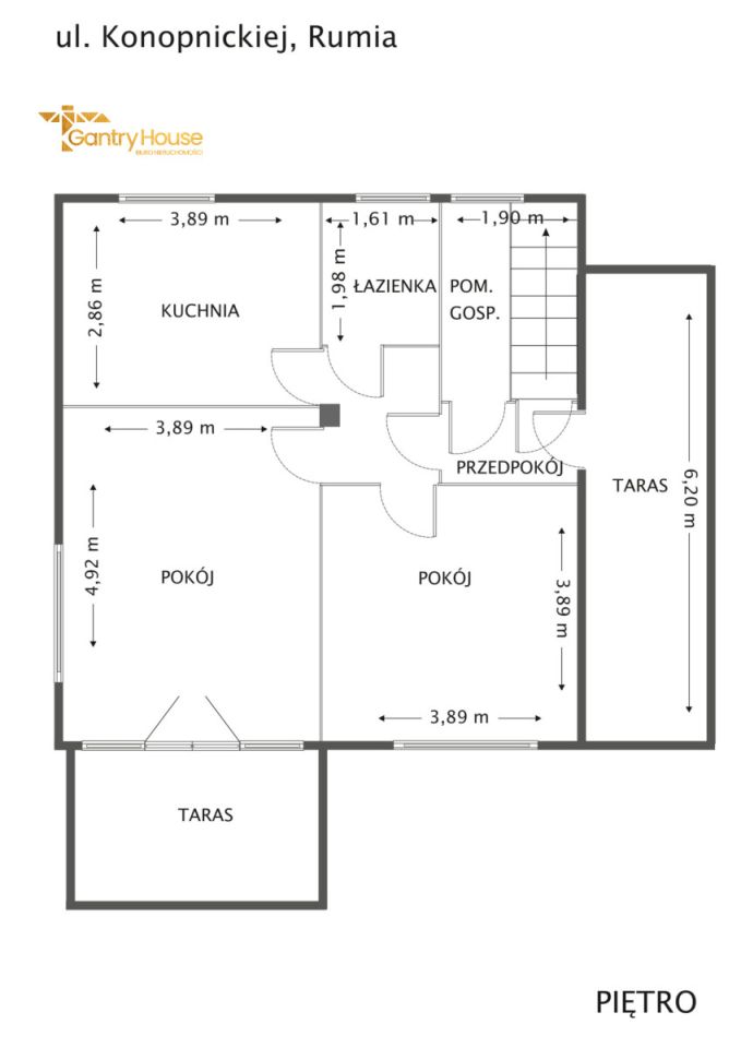 dom wolnostojący, 6 pokoi Rumia, ul. Marii Konopnickiej. Zdjęcie 24