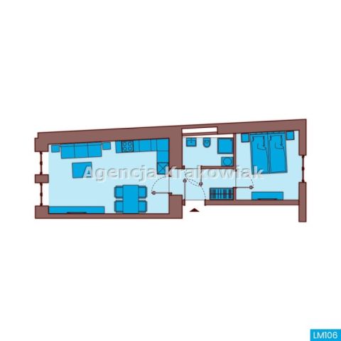 Mieszkanie 1-pokojowe Kraków, ul. Skałeczna. Zdjęcie 13