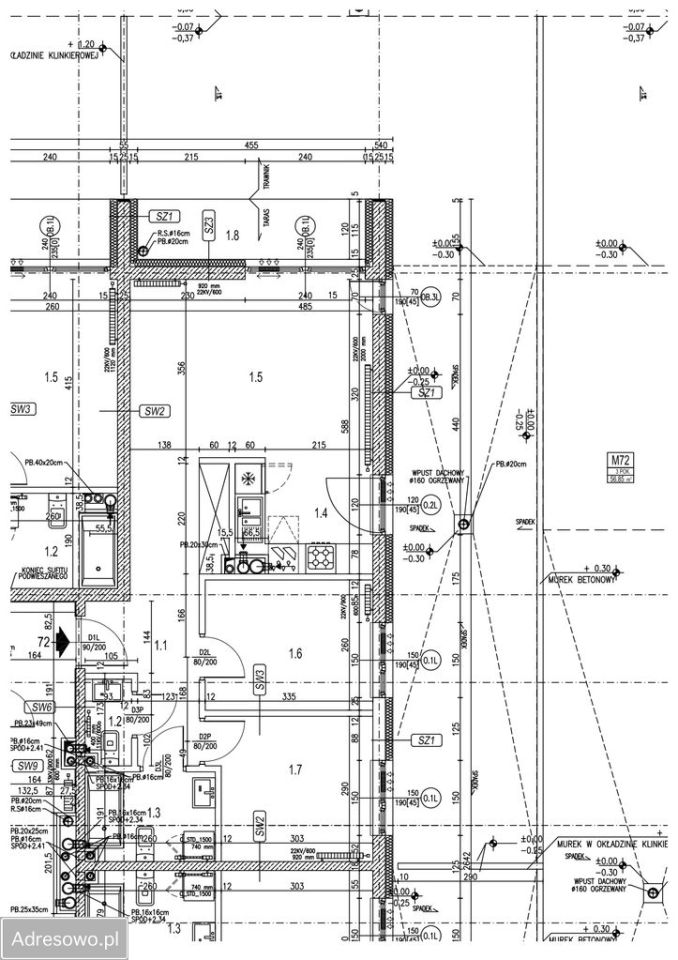 Mieszkanie 3-pokojowe Kraków Grzegórzki, ul. Dąbska. Zdjęcie 16