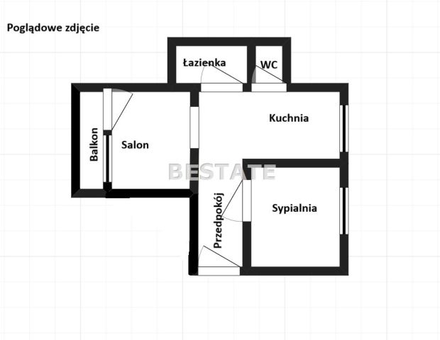 Mieszkanie 2-pokojowe Łódź Bałuty. Zdjęcie 11