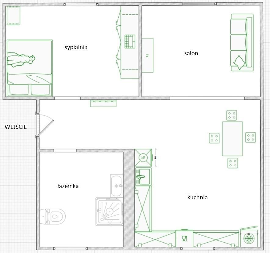 Mieszkanie 2-pokojowe Chorzów Batory, ul. Długa. Zdjęcie 16