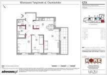 Mieszkanie 3-pokojowe Warszawa Targówek, ul. Oszmiańska. Zdjęcie 2