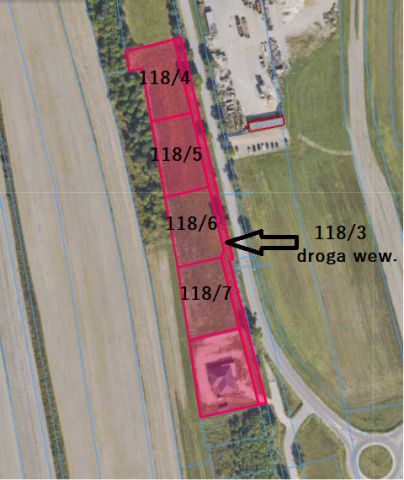 Działka budowlana Jędrzejów, ul. Bartosza Głowackiego. Zdjęcie 2