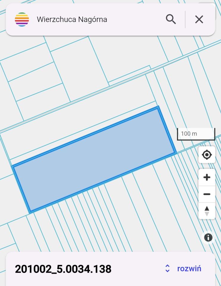 Działka rolna Wierzchuca Nagórna. Zdjęcie 4