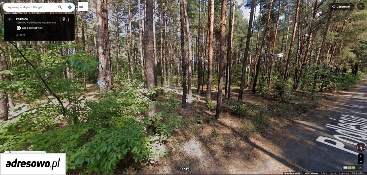 Działka Józefów, ul. Podleśna. Zdjęcie 6
