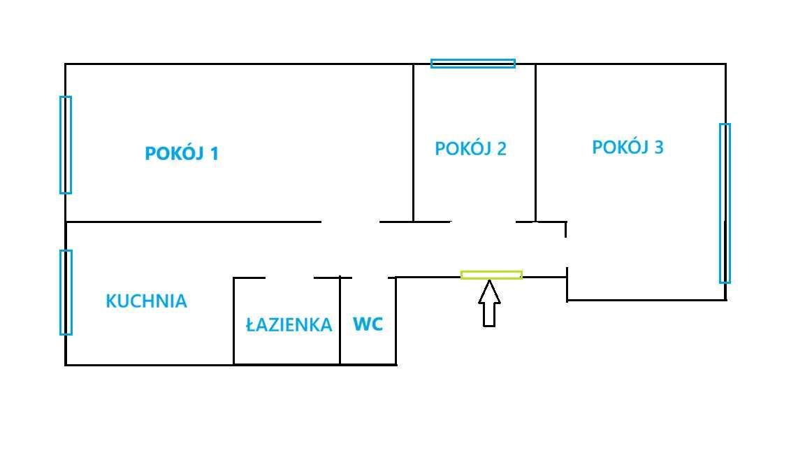 Mieszkanie 3-pokojowe Piotrków Trybunalski, ul. ks. Piotra Ściegiennego. Zdjęcie 7