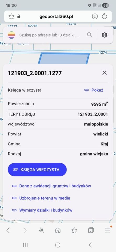 Działka rolno-budowlana Brzezie. Zdjęcie 2