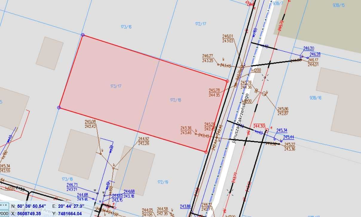 Działka budowlana Chmielnik, ul. Janusza Zakrzeńskiego. Zdjęcie 4