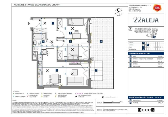 Mieszkanie 3-pokojowe Kraków Prądnik Czerwony. Zdjęcie 1