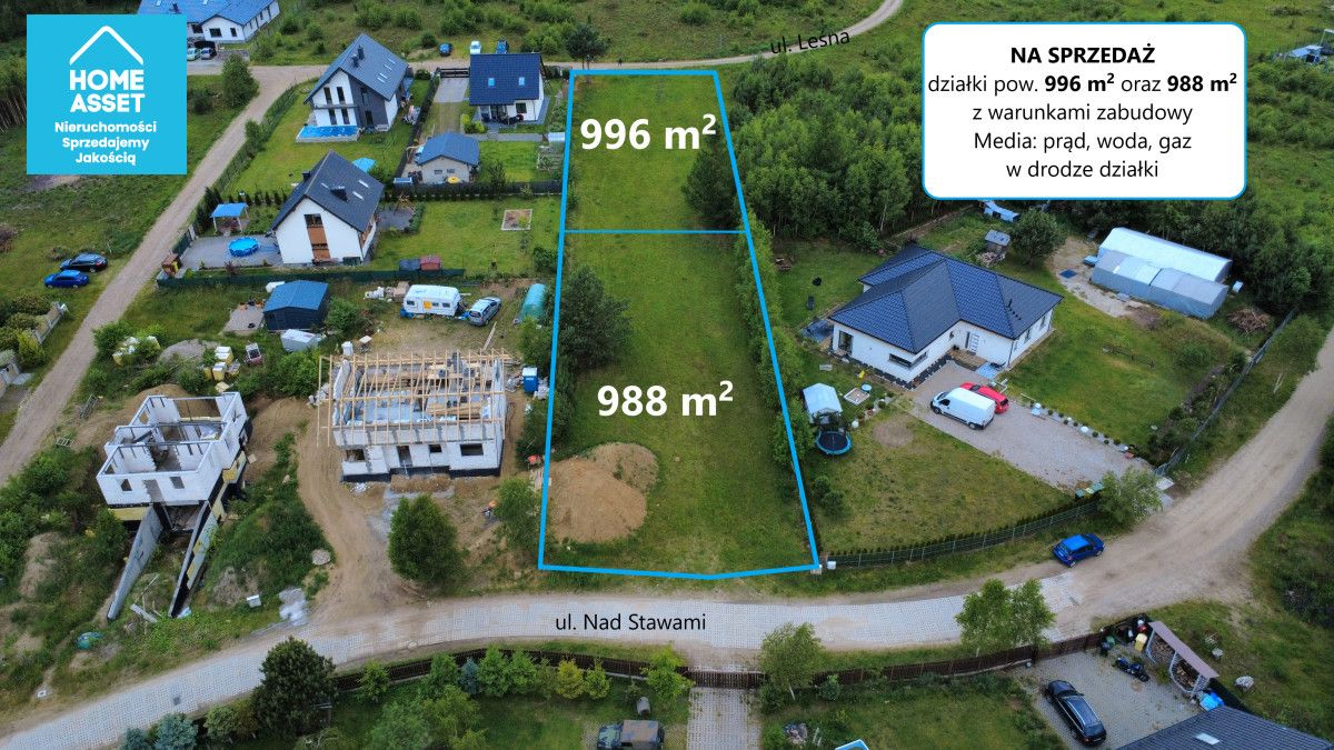 Działka budowlana Domatówko, ul. Nad Stawem. Zdjęcie 1