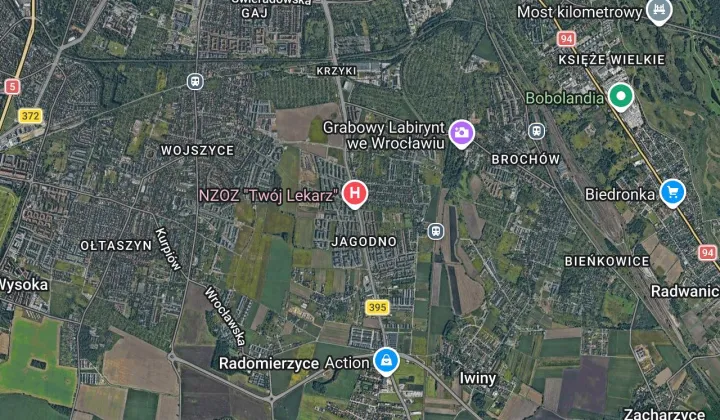 Mieszkanie 3-pokojowe Wrocław Jagodno, ul. Buforowa