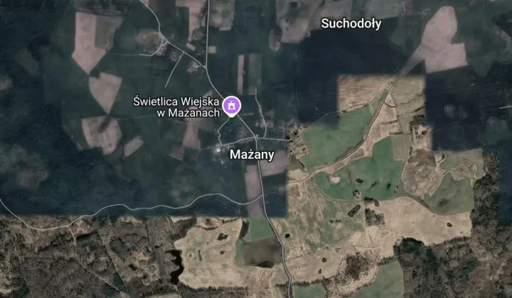 Działka rolna Mażany