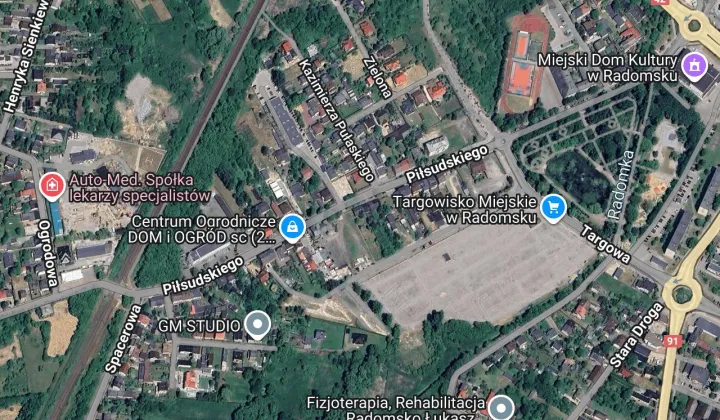 Działka rolno-budowlana Radomsko, ul. Piłsudskiego