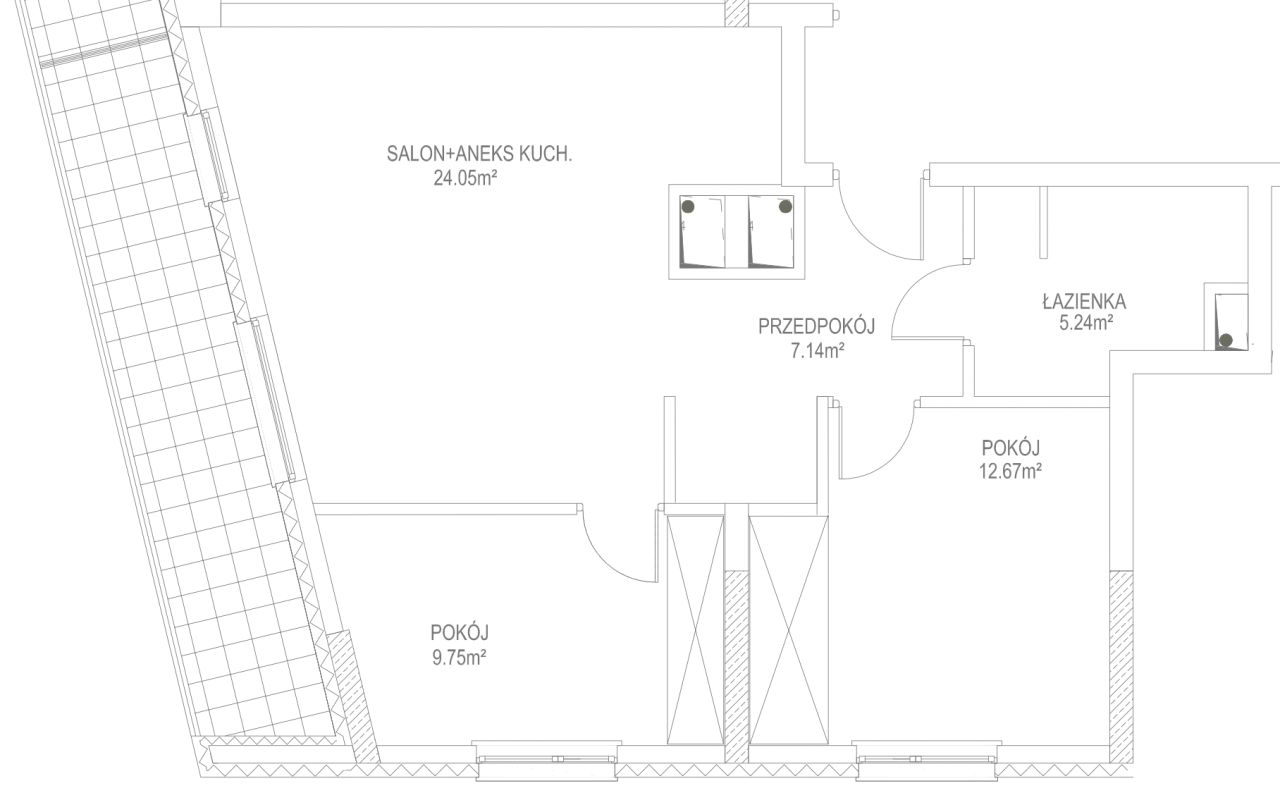 Mieszkanie 3-pokojowe Warszawa Stegny, ul. Egejska. Zdjęcie 9