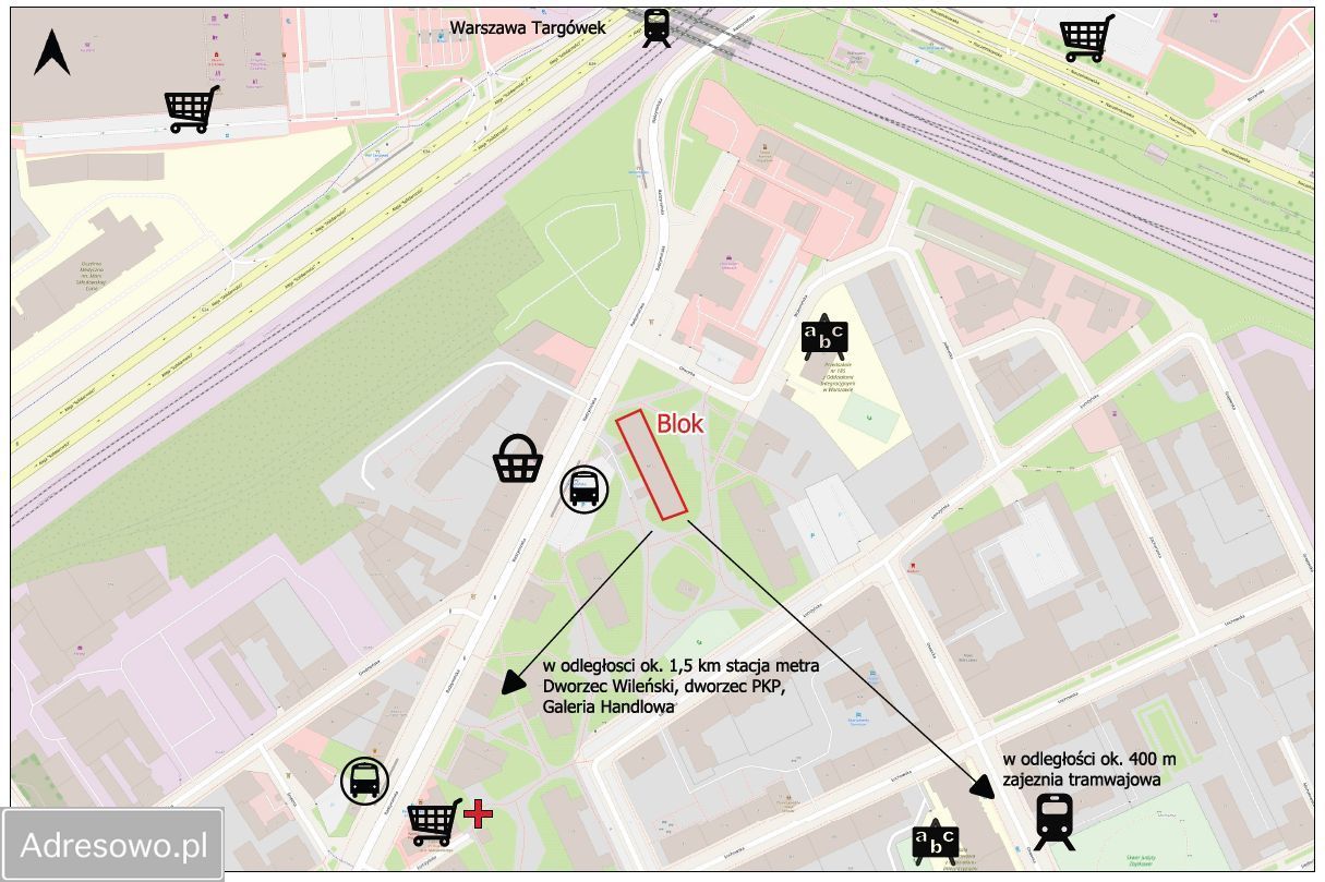 Mieszkanie 3-pokojowe Warszawa Praga-Północ, ul. Radzymińska. Zdjęcie 12