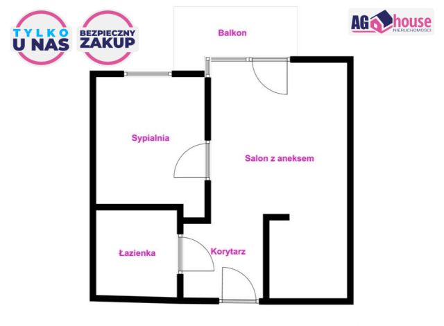 Mieszkanie 2-pokojowe Gdańsk Morena, ul. Franciszka Rakoczego. Zdjęcie 14