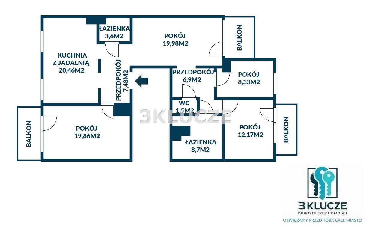 Mieszkanie 4-pokojowe Lublin Węglin. Zdjęcie 28