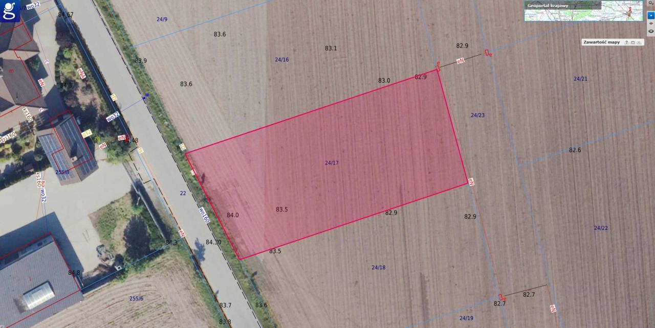 Działka budowlana Kościelec. Zdjęcie 2