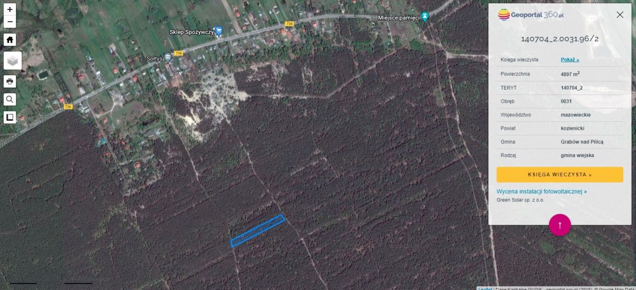 Działka inwestycyjna Zakrzew. Zdjęcie 4