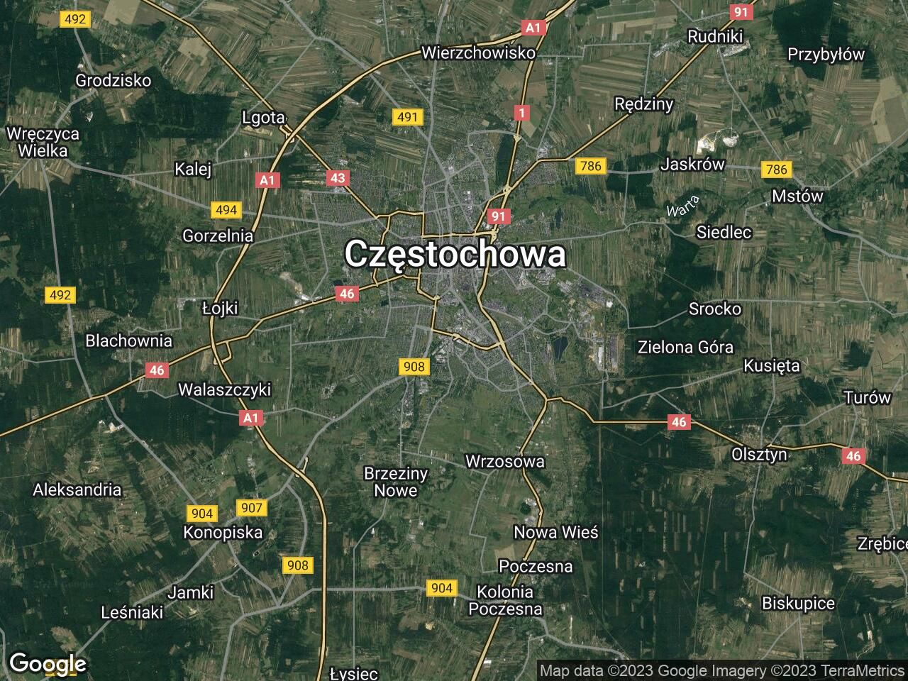 Działka rod Częstochowa Wypalanki, ul. Bór