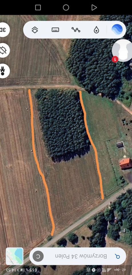 Działka rolna Borzymów Nowa Wieś, Borzymow34. Zdjęcie 1