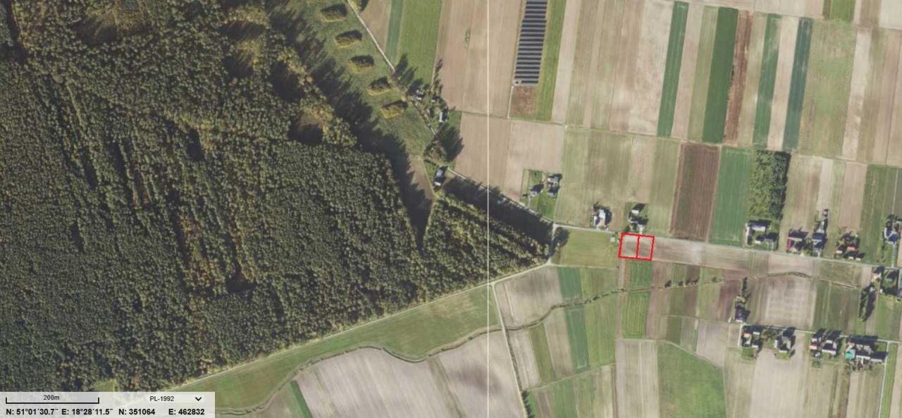 Działka budowlana Brzeziny. Zdjęcie 1