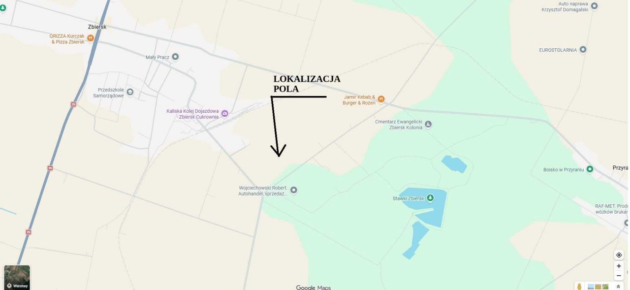 Działka budowlana Zbiersk-Kolonia. Zdjęcie 3