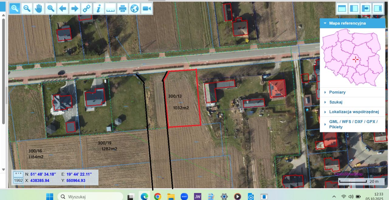 Działka budowlana Brzeziny, ul. Ignacego Potockiego