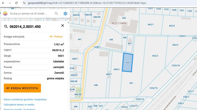 Działka rolna Zawada. Zdjęcie 1