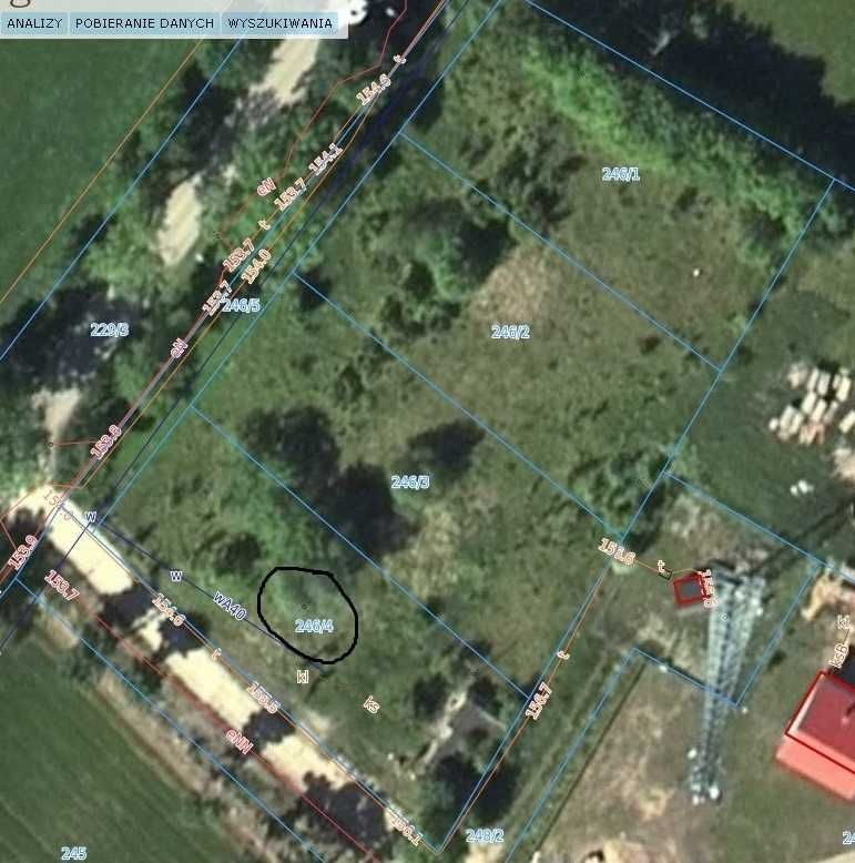 Działka budowlana Nawiady. Zdjęcie 2