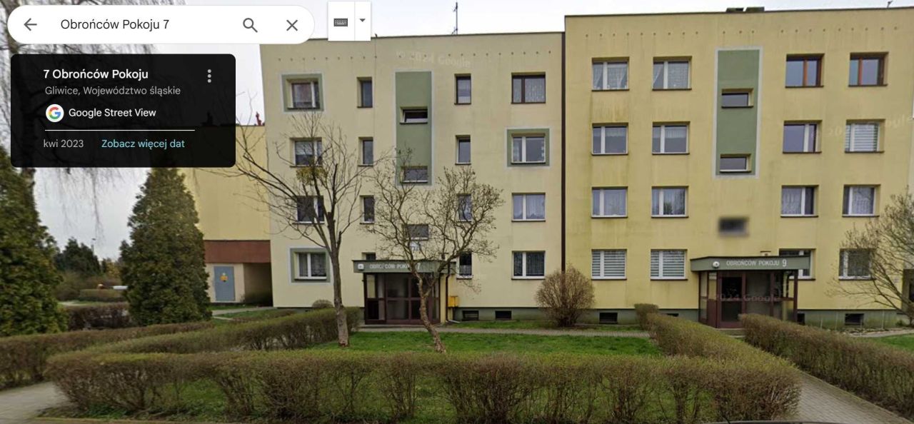 Mieszkanie 2-pokojowe Gliwice, ul. Obrońców Pokoju